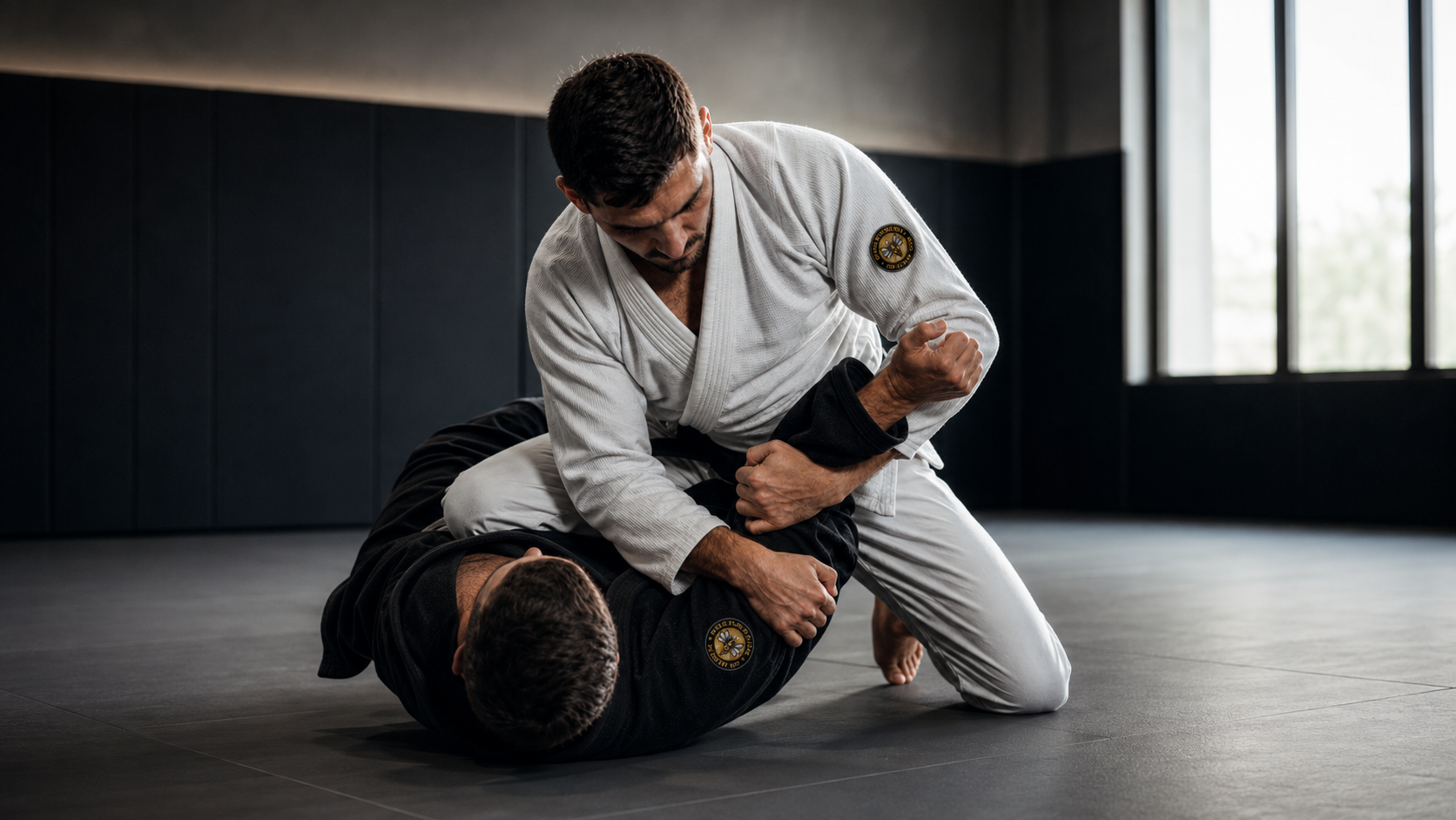 Jiu-Jitsu practitioner on the mat
